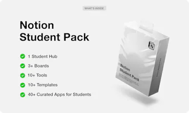 Notion Student Pack gallery image