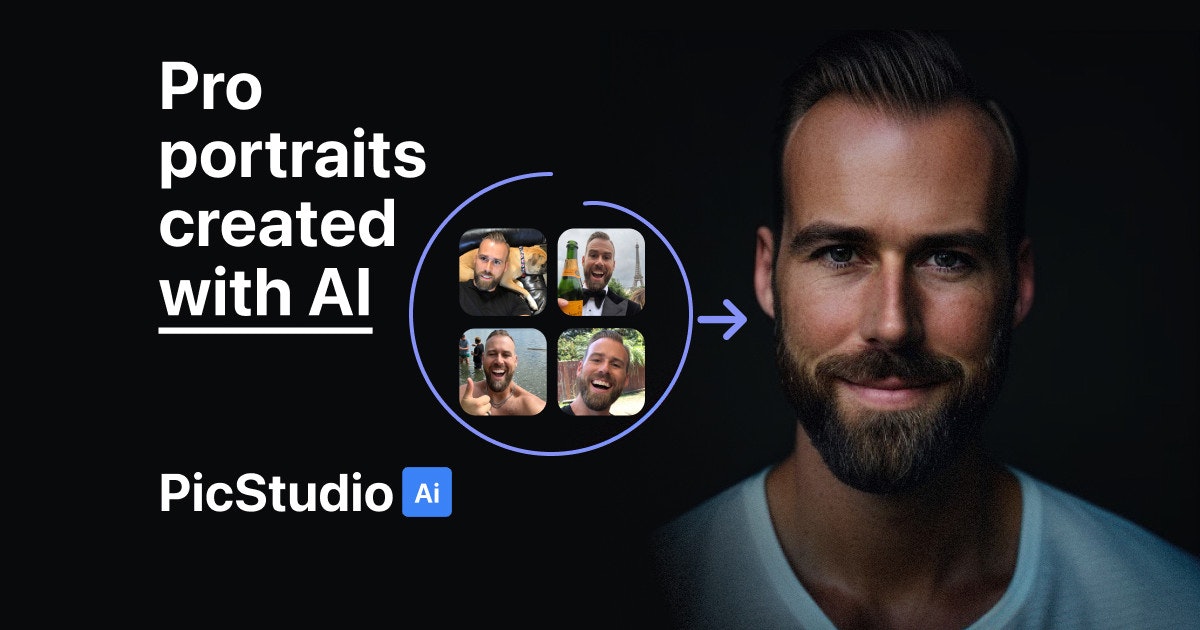 startuptile PicStudio.AI-Pro portraits created with AI