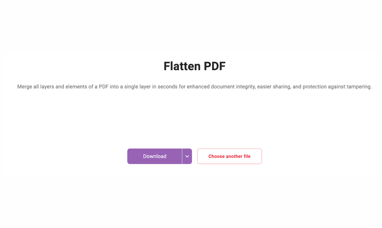 Aplanar pdf - Transformar PDF complejos en documentos simples y planos al instante media 4