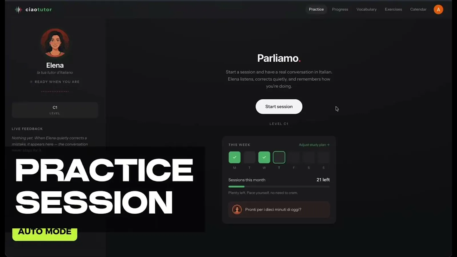 CiaoTutor screenshot 1 (video preview)