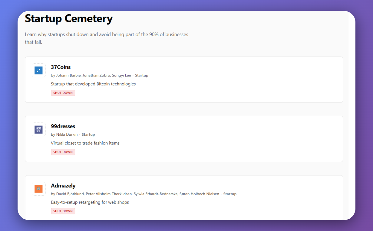 PublicFail - Screenshot 5 showing product features and functionality
