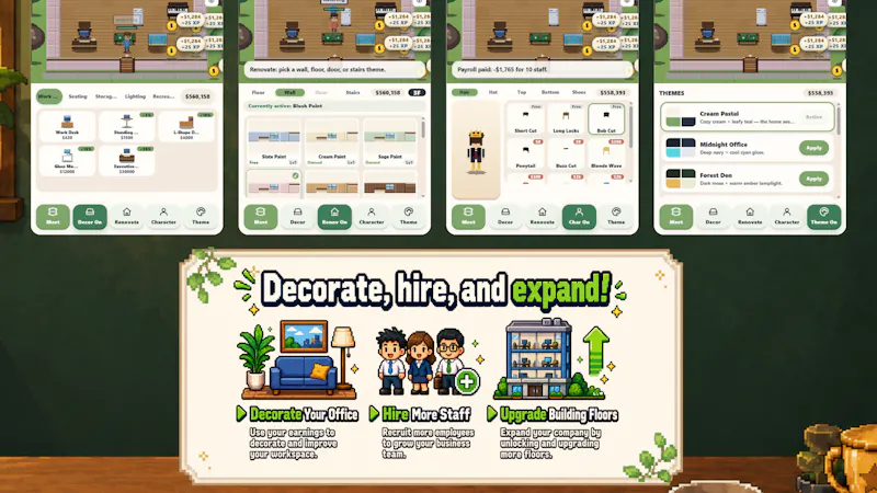 MyBiz: Pomodoro Desk Tycoon screenshot 7