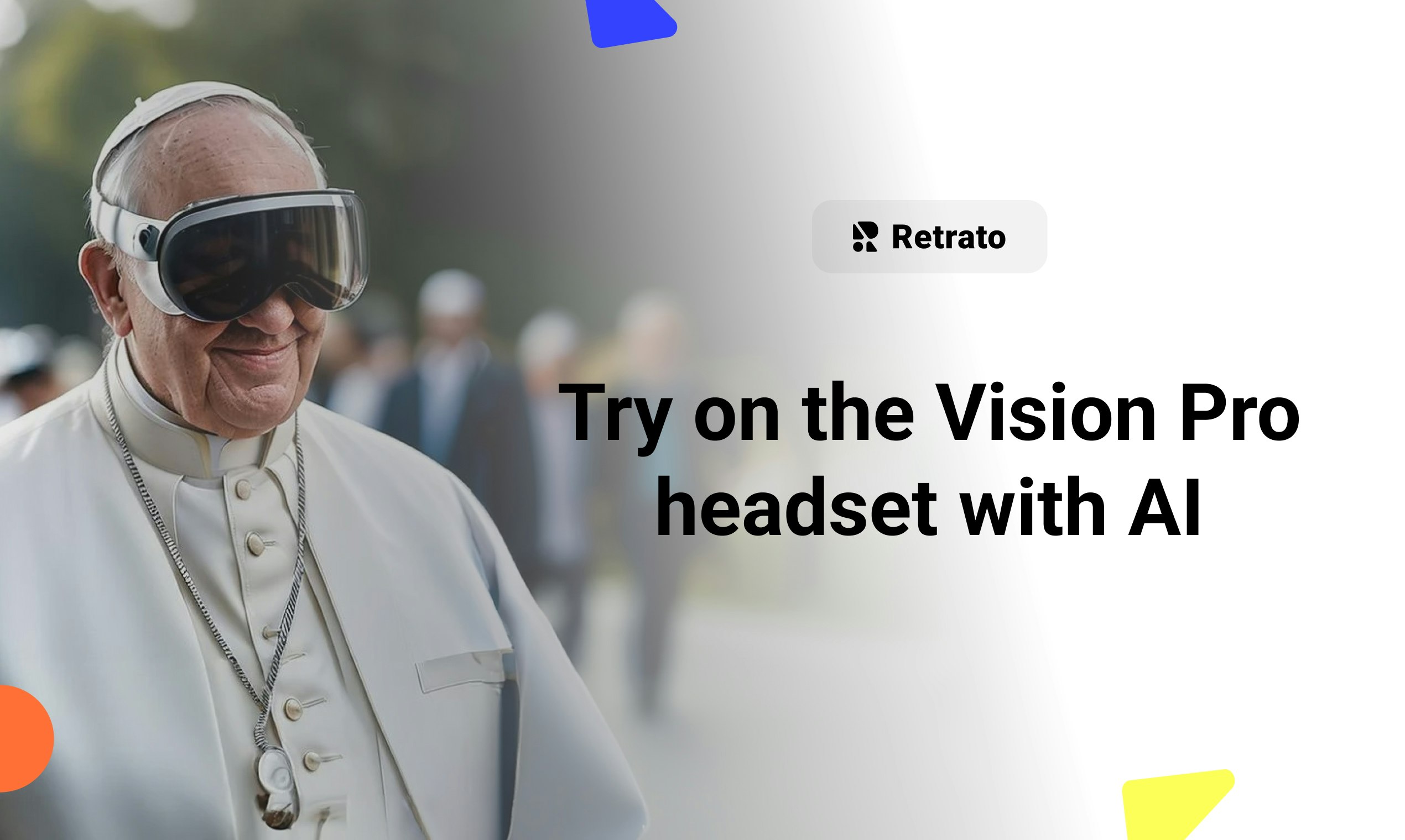 startuptile TryVisionPro.AI-Try on the Vision Pro headset with AI