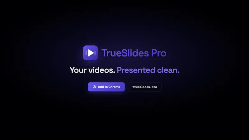 TrueSlides screenshot 1 (video preview)