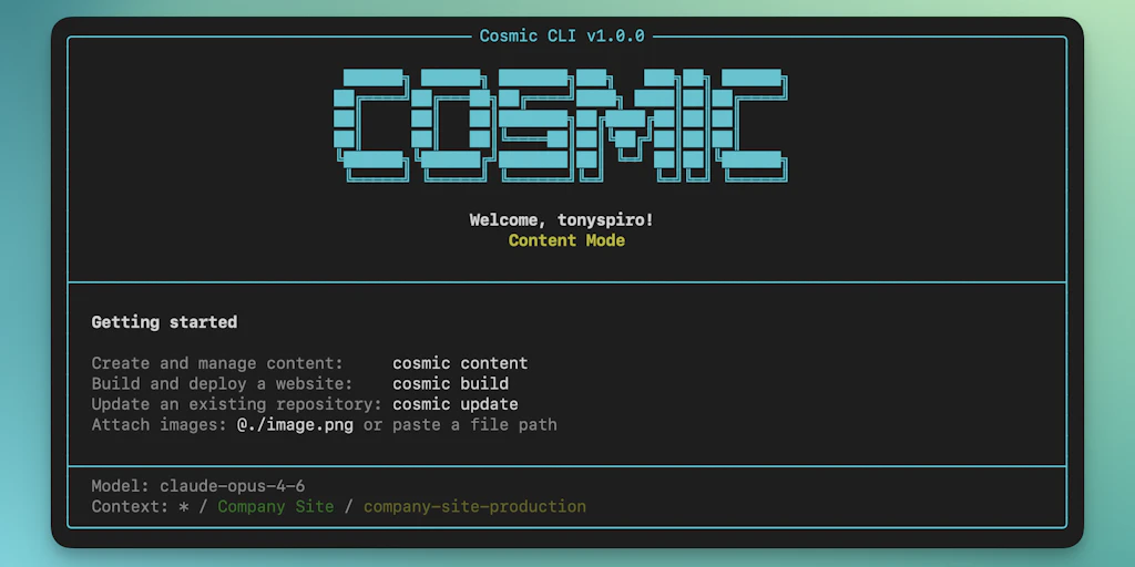 Cosmic: AI-first app development, deployment, and content management | Product Hunt
