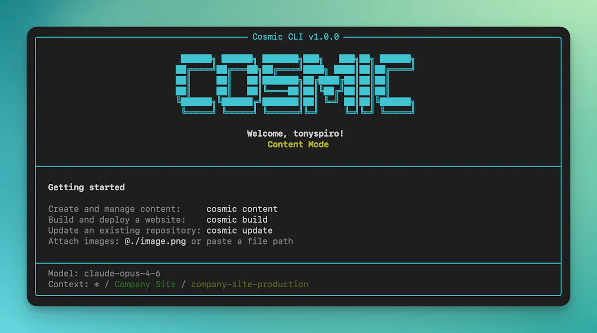 Cosmic CLI
