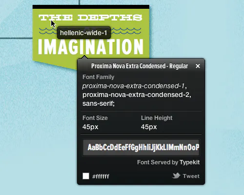 WhatFont Chrome Extension