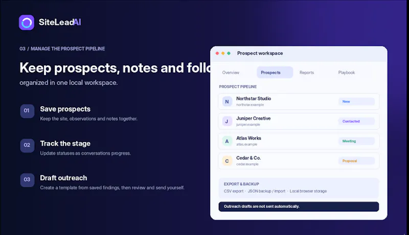 SiteLead AI screenshot 3