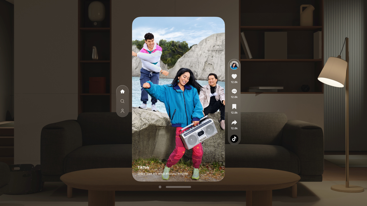 Tiktok pour Vision Pro media 1