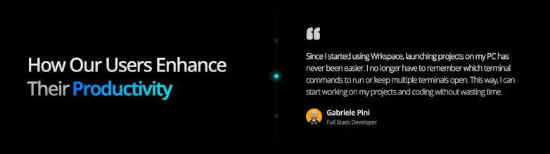 Wrkspace - Dev launcher & Orchestrator gallery image
