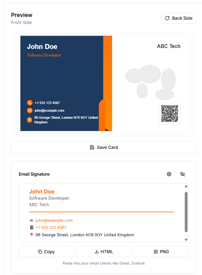 freecard.app gallery image