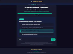 GDPR Test Data Risk Assessment gallery image