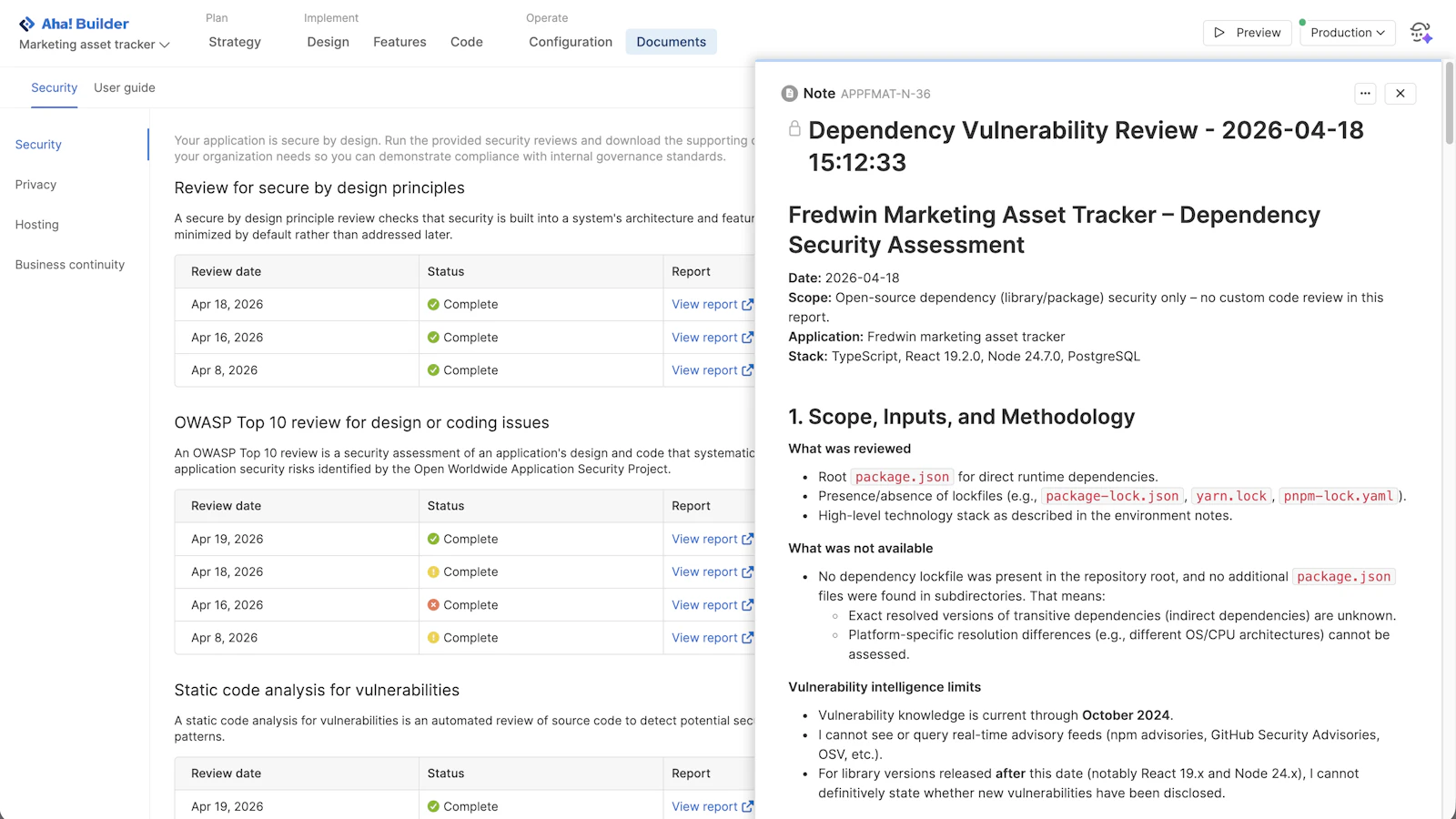 Aha! Builder screenshot 5