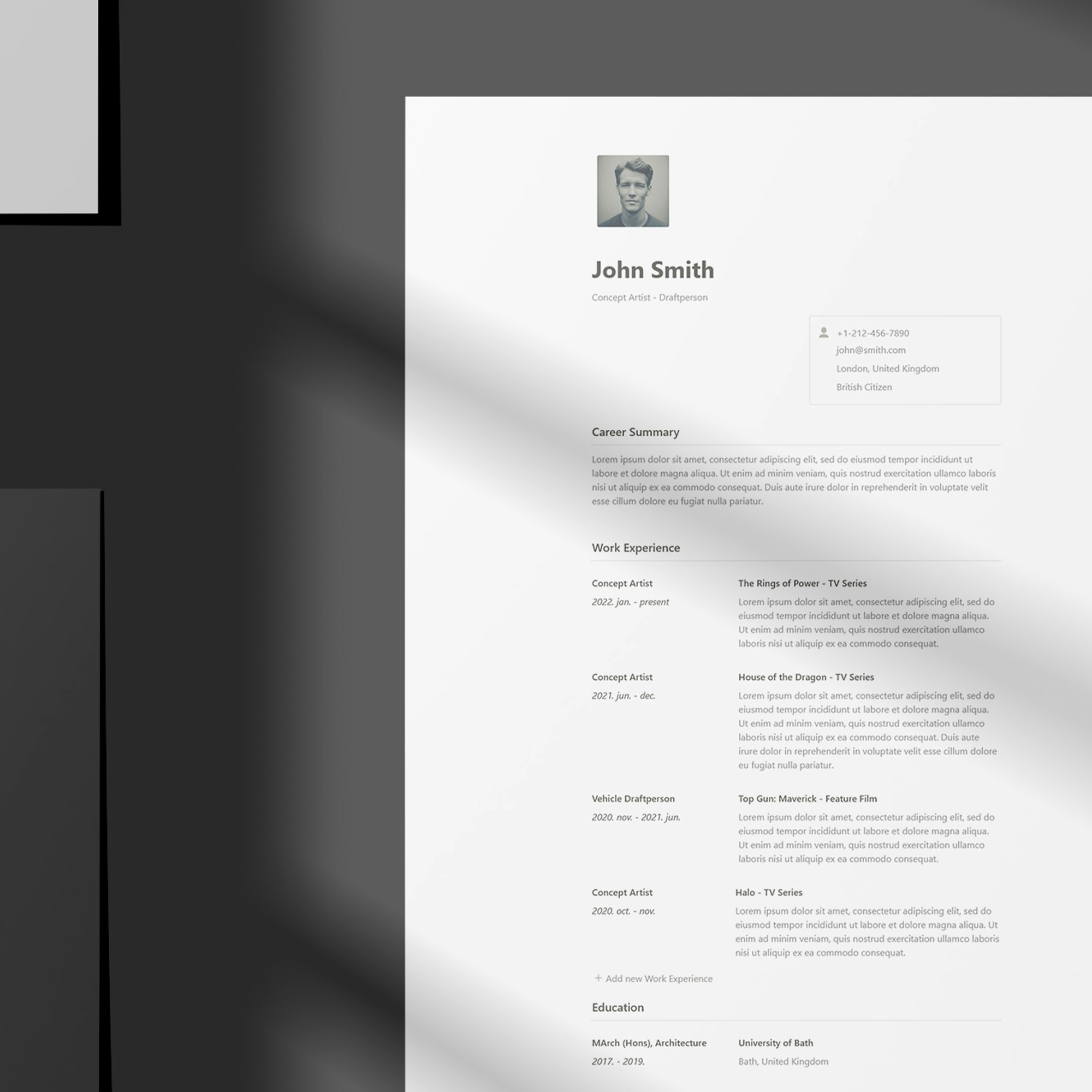 Resume Profesional - Templat Pengertian