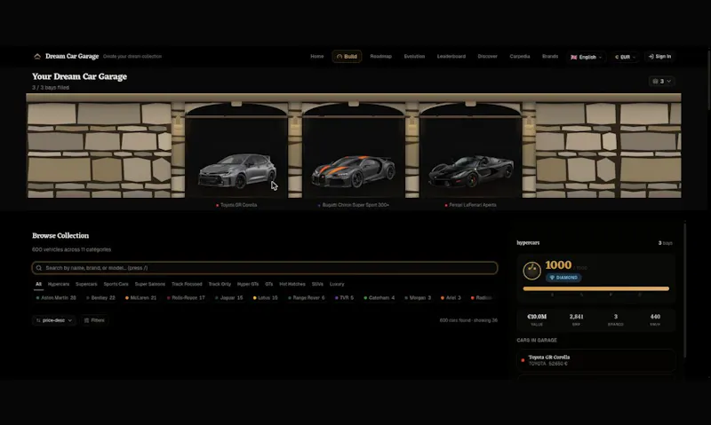 Dream Car Garage screenshot 1