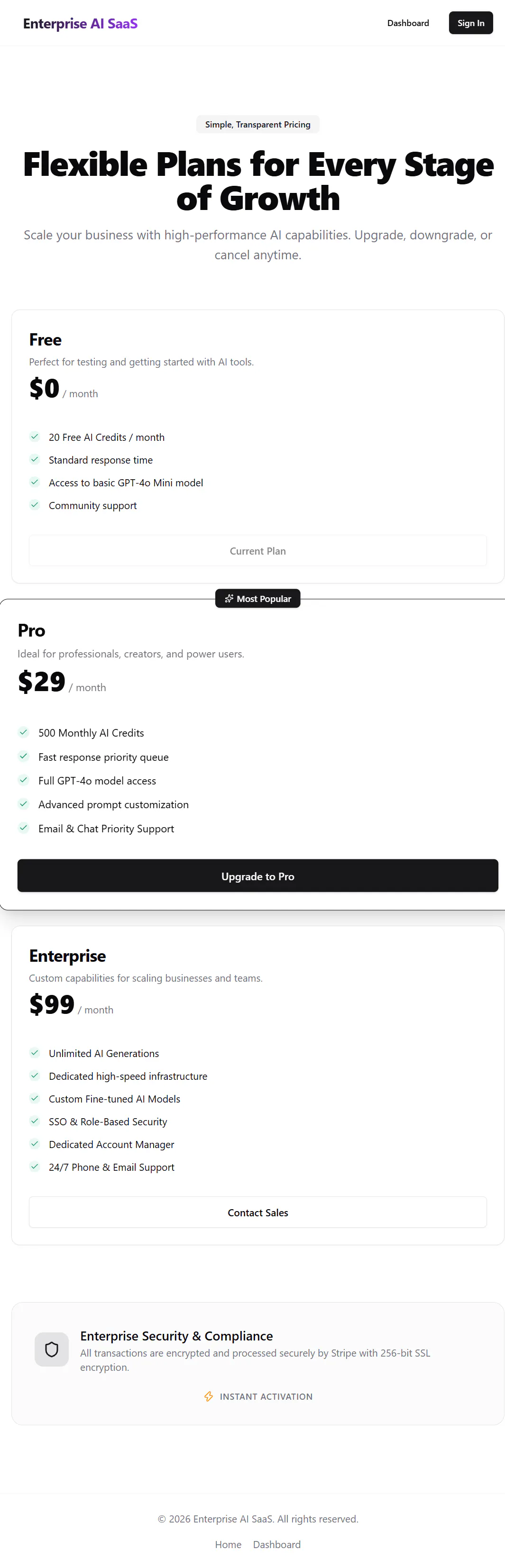 Enterprise AI SaaS 截图 6