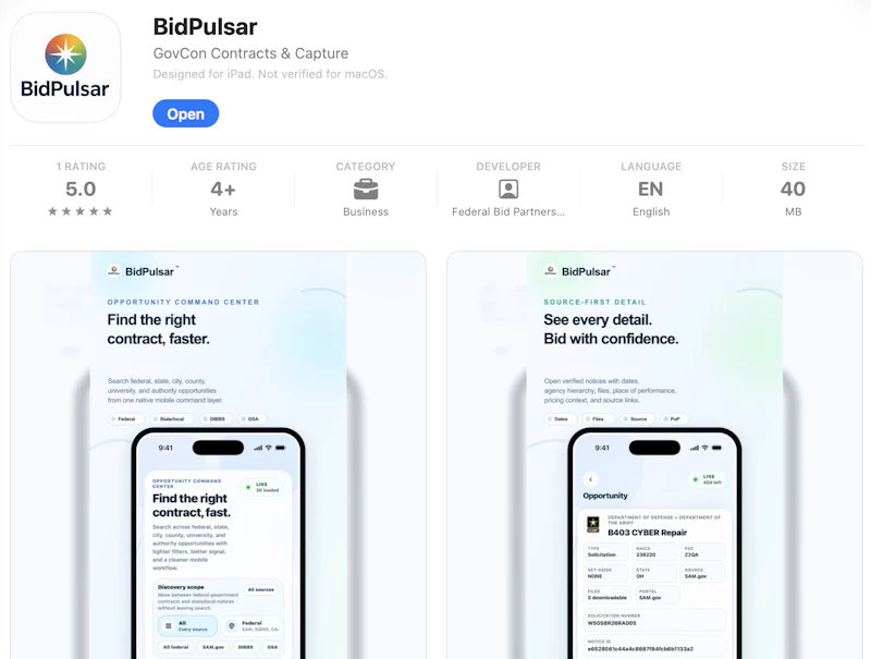 BidPulsar™ screenshot 2