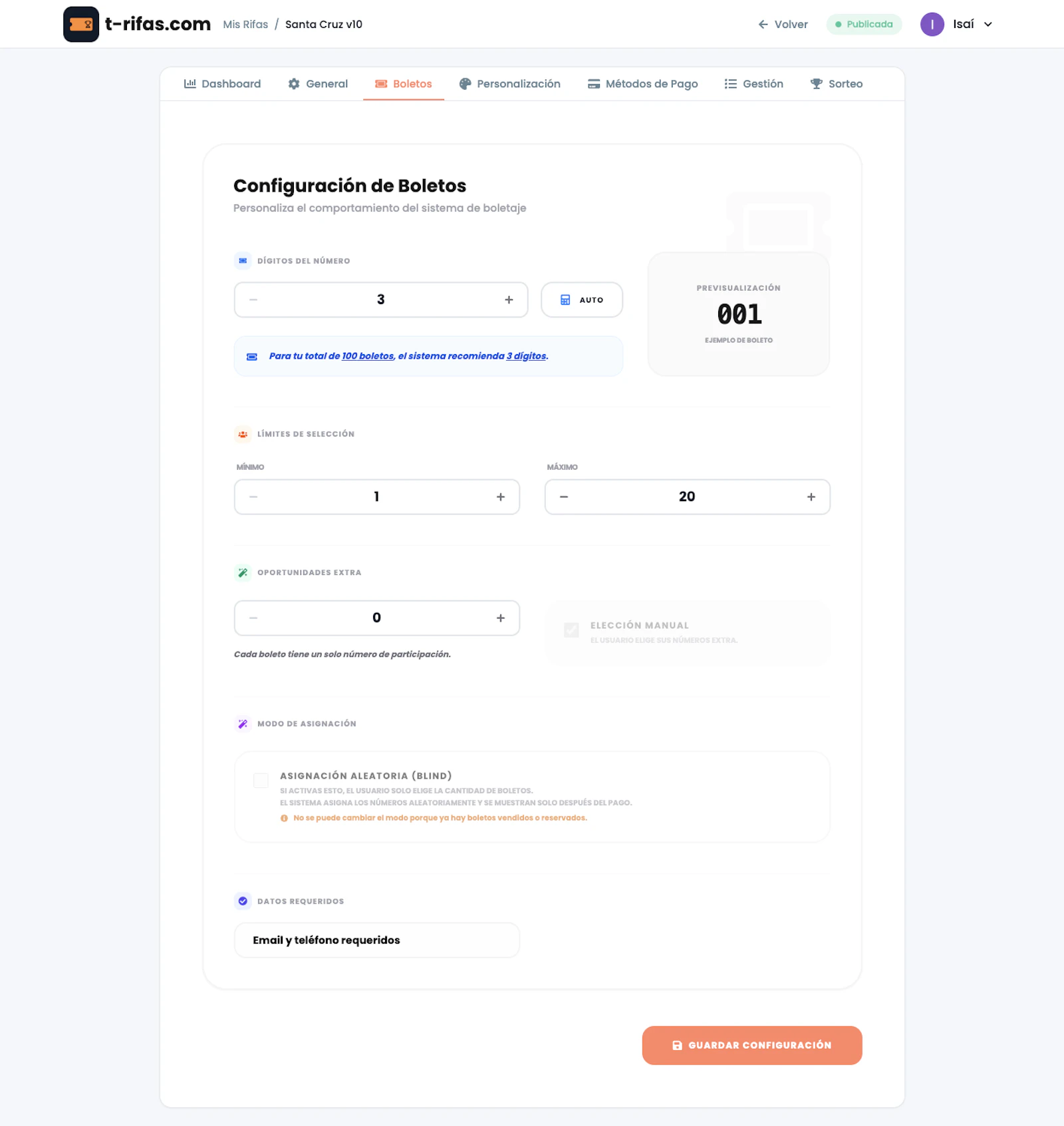 t-rifas.com screenshot 1