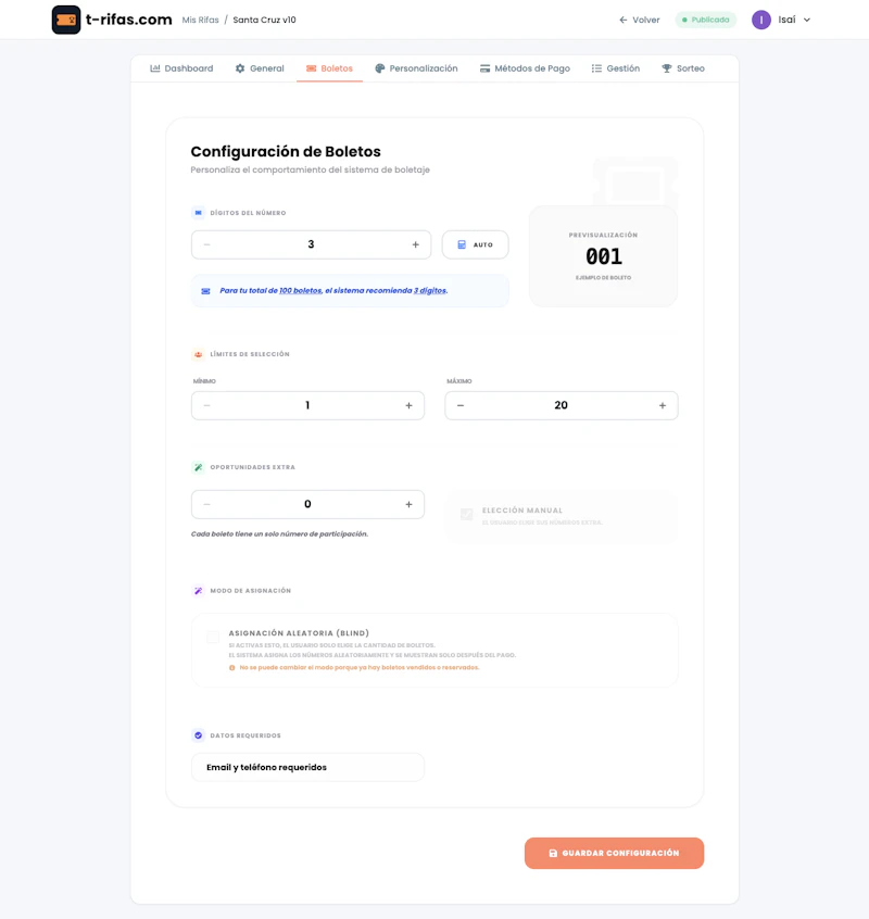 t-rifas.com screenshot 1
