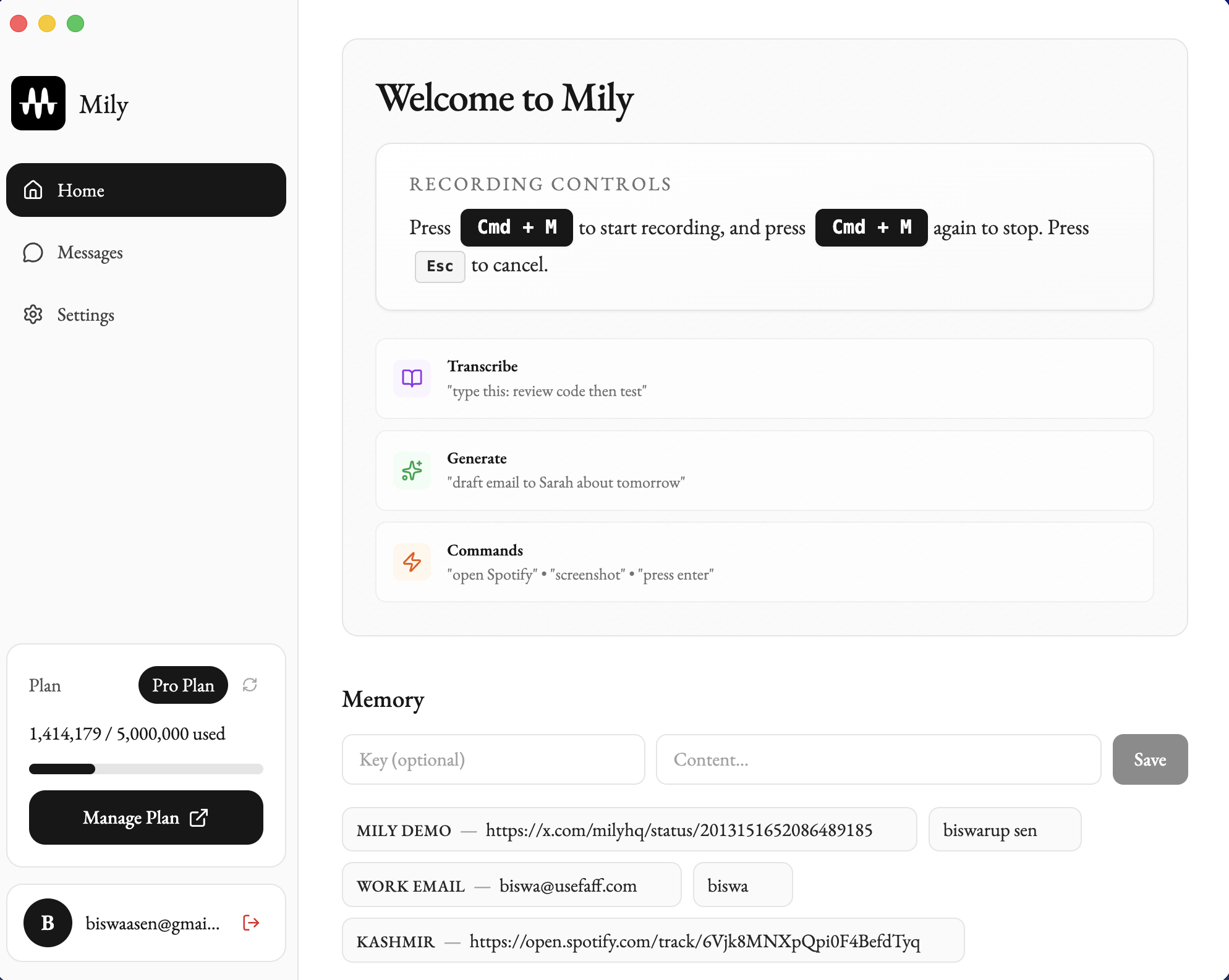 Mily gallery image