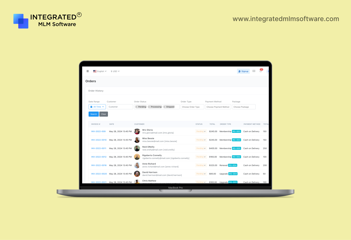Integrated MLM Software gallery image