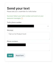 Text-Sender gallery image