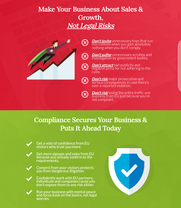 WP GDPR फिक्स एलीट Unltd साइट्स वार्षिक - मिनटों में अपनी वर्डप्रेस वेबसाइट GDPR-Compliant करें। मीडिया 8