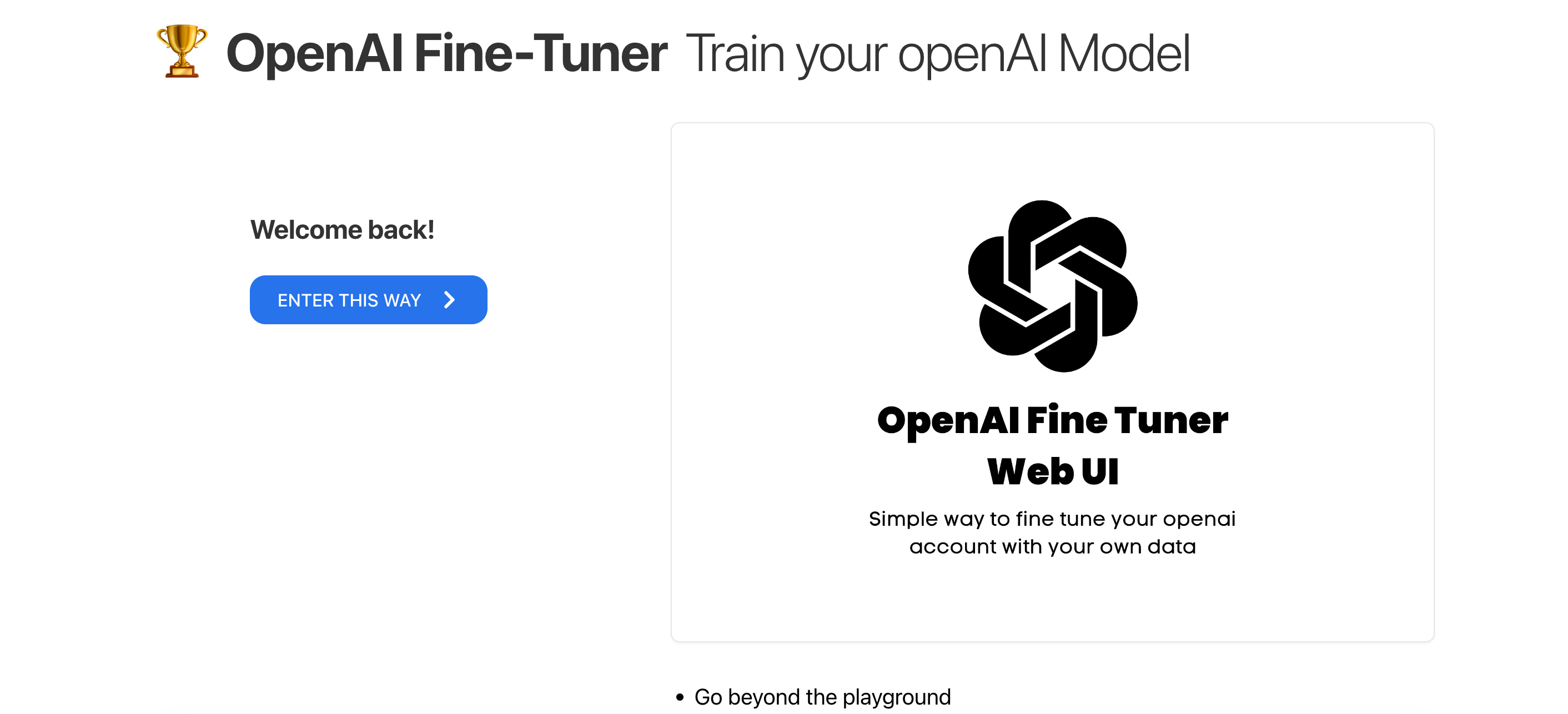 Open-Tuner WebApp - 使用WebApp用自定義數據微調OpenAI模型 media 2