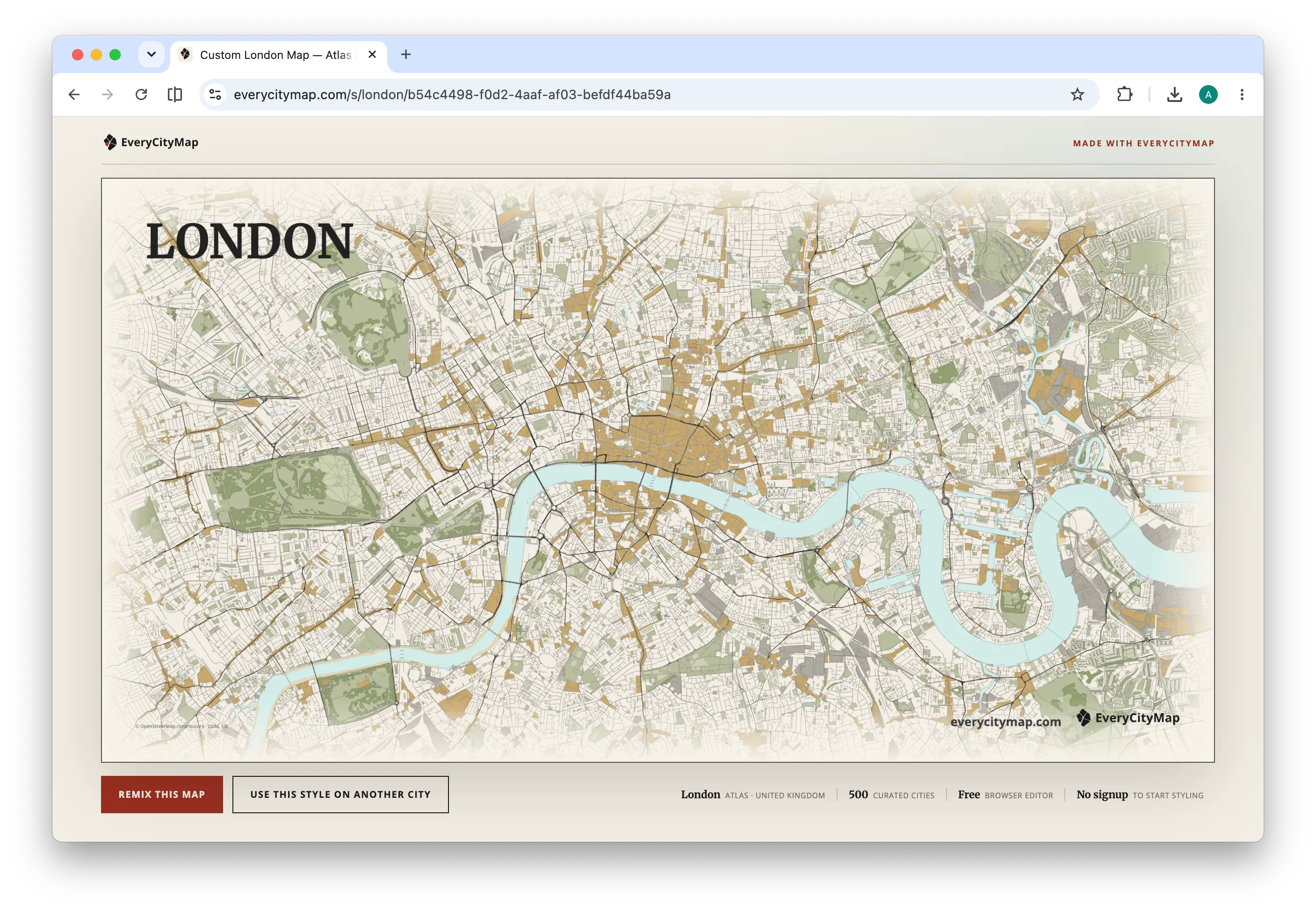 EveryCityMap gallery image