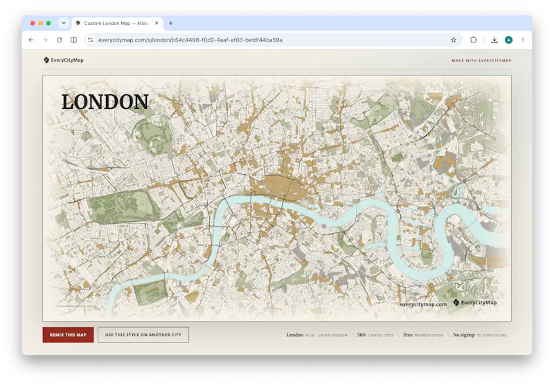 EveryCityMap screenshot 3