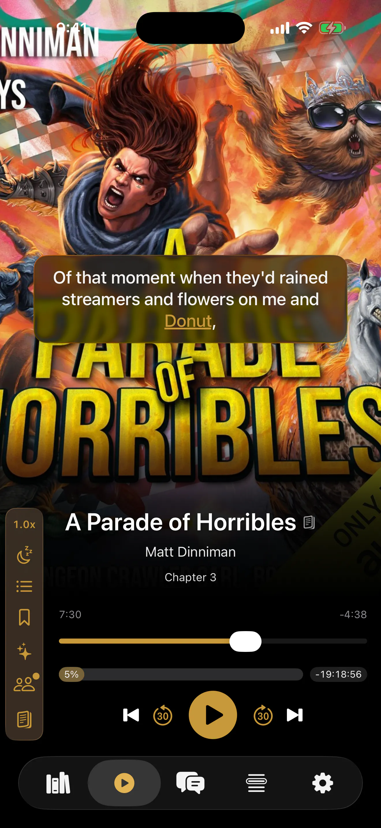 Bloox - an on-device-AI audiobook player gallery image
