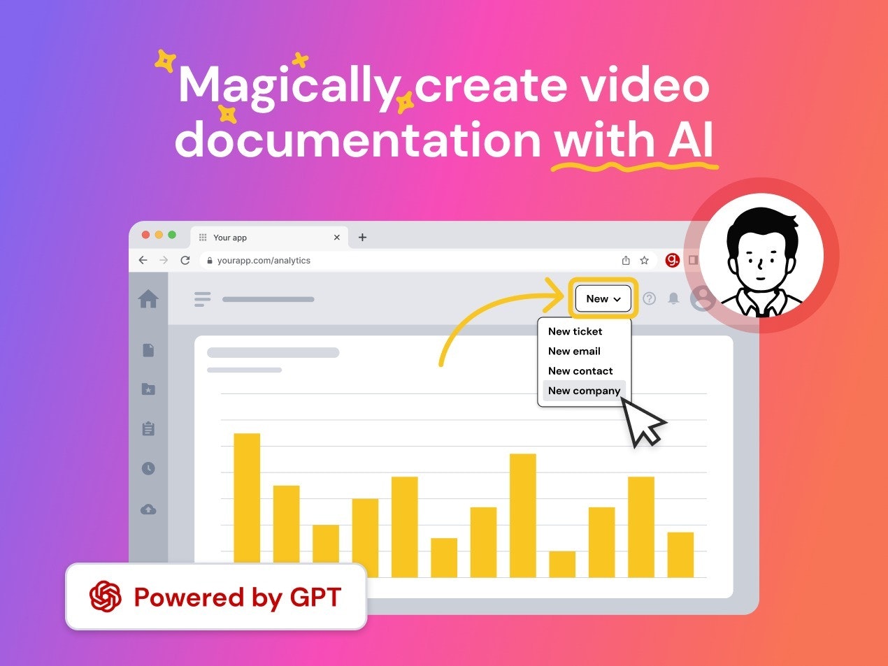 Mídia 2 de Guie ai - Crie documentação de vídeo instantaneamente com a magia da IA