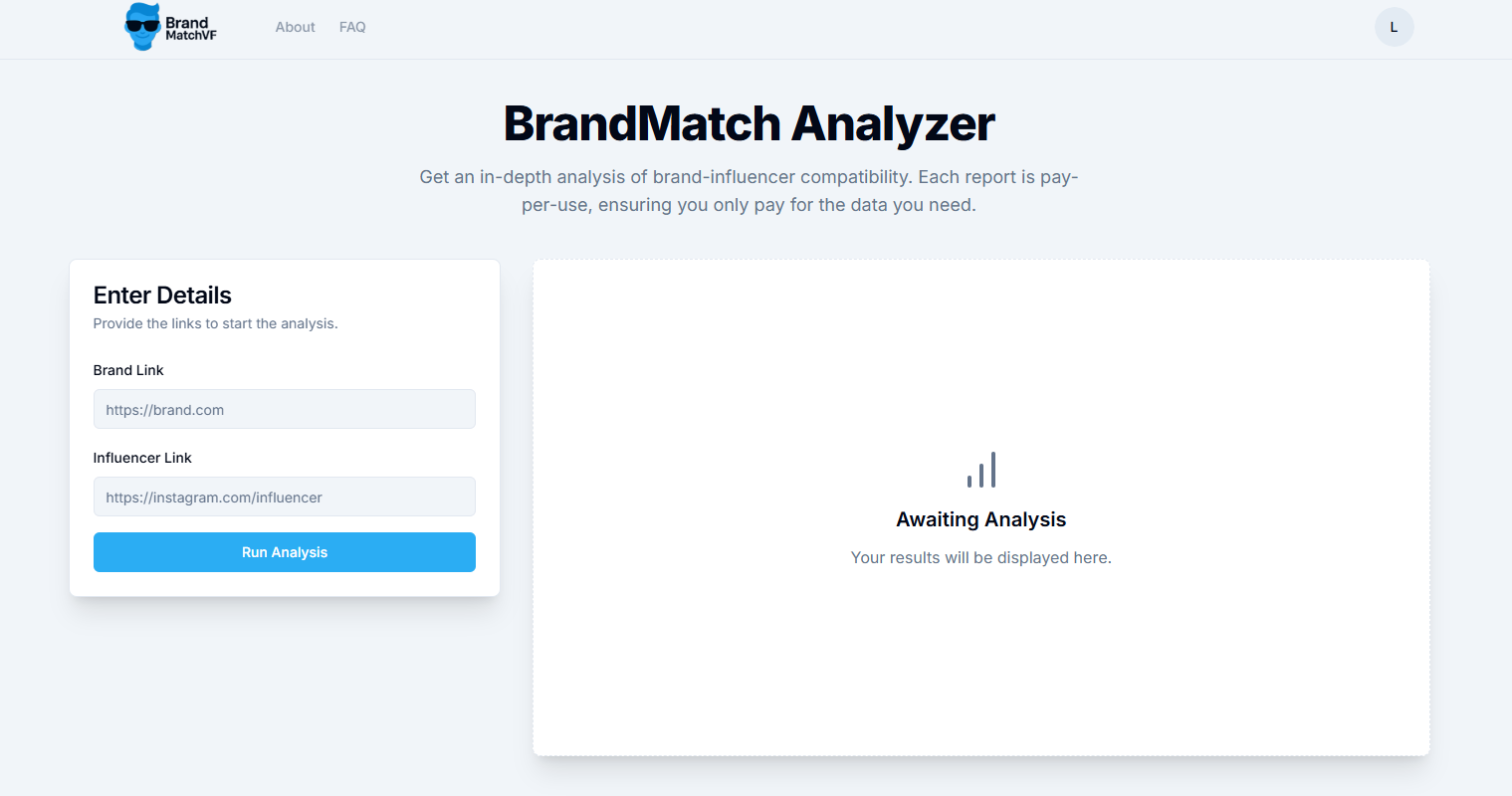 BrandMatchVF - ROI Match Score for Brand + Influencer (free mini tool) media 3