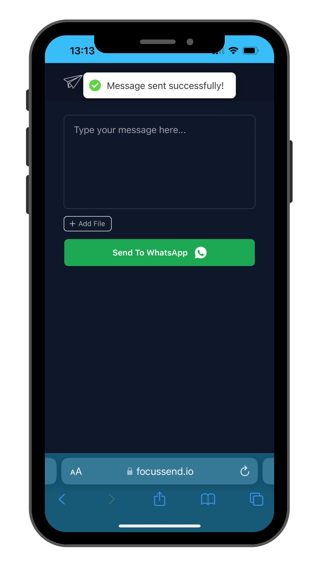 وسائط FOCUSSEND لـ WhatsApp - إرسال الرسائل دون أن يصرف انتباهي 5