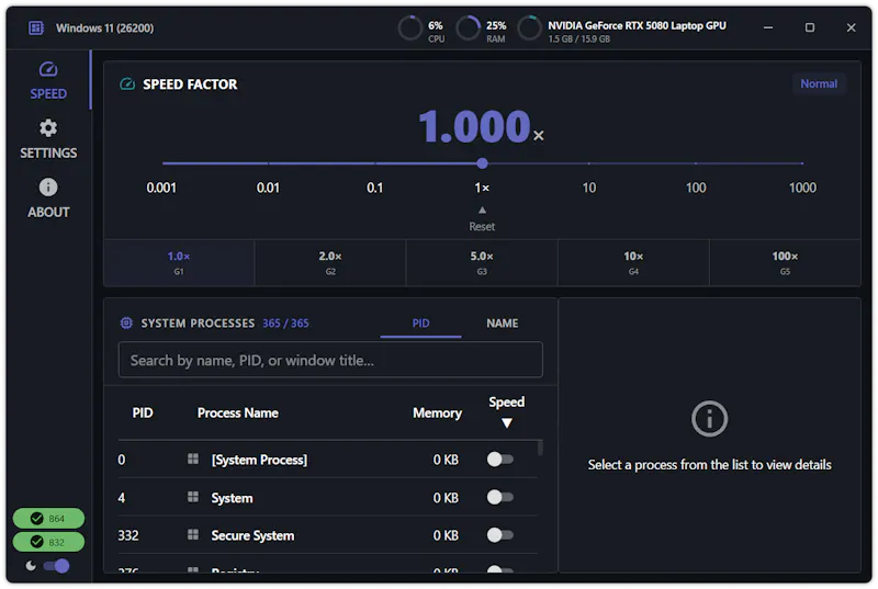 OpenSpeedy screenshot 6