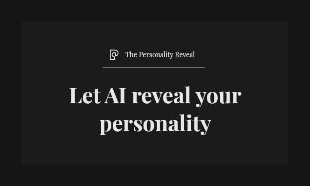 The Personality Reveal media 1