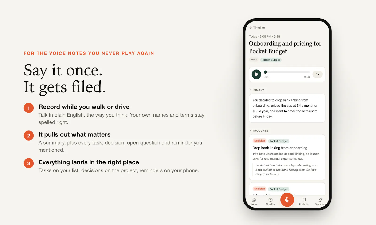 Voice Memo screenshot 3
