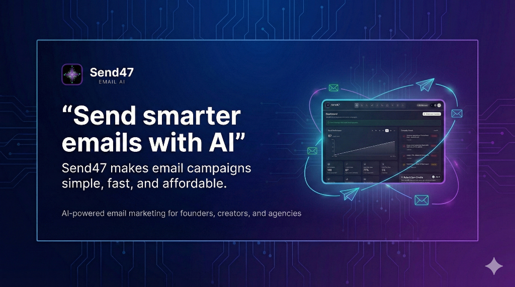 Send47 - Main product screenshot demonstrating key features and user interface