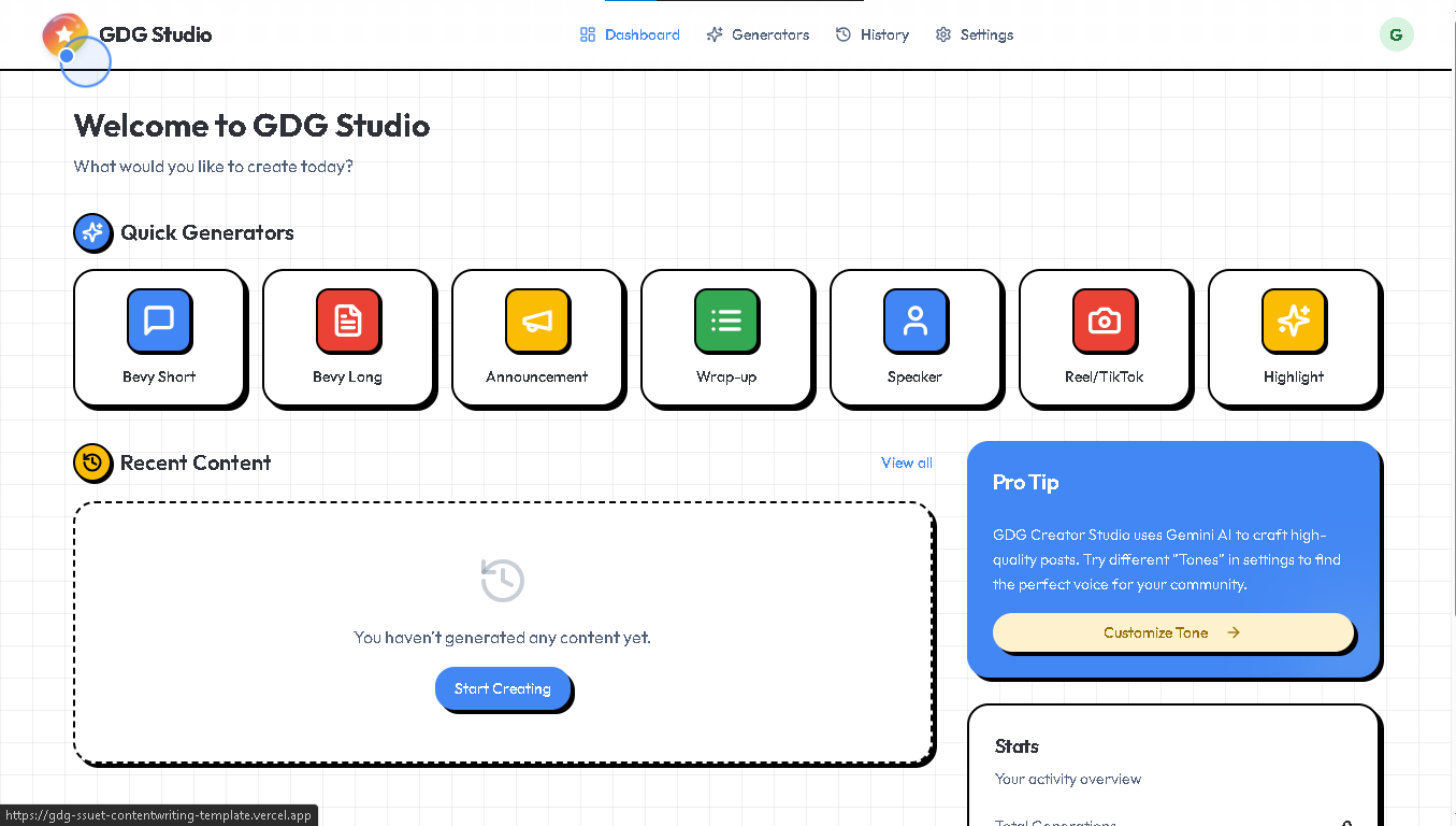 GDG Creator Studio gallery image