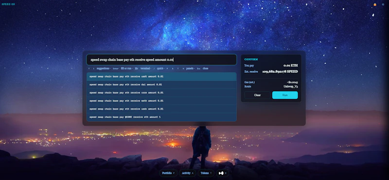 Speed OS — Onchain Trading Workspace screenshot 4