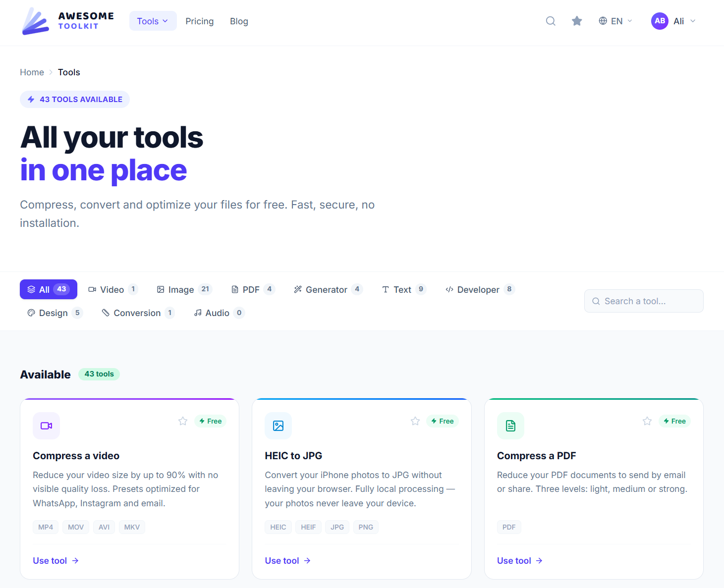 Awesome Toolkit gallery image
