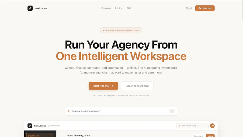 NexClause screenshot 1