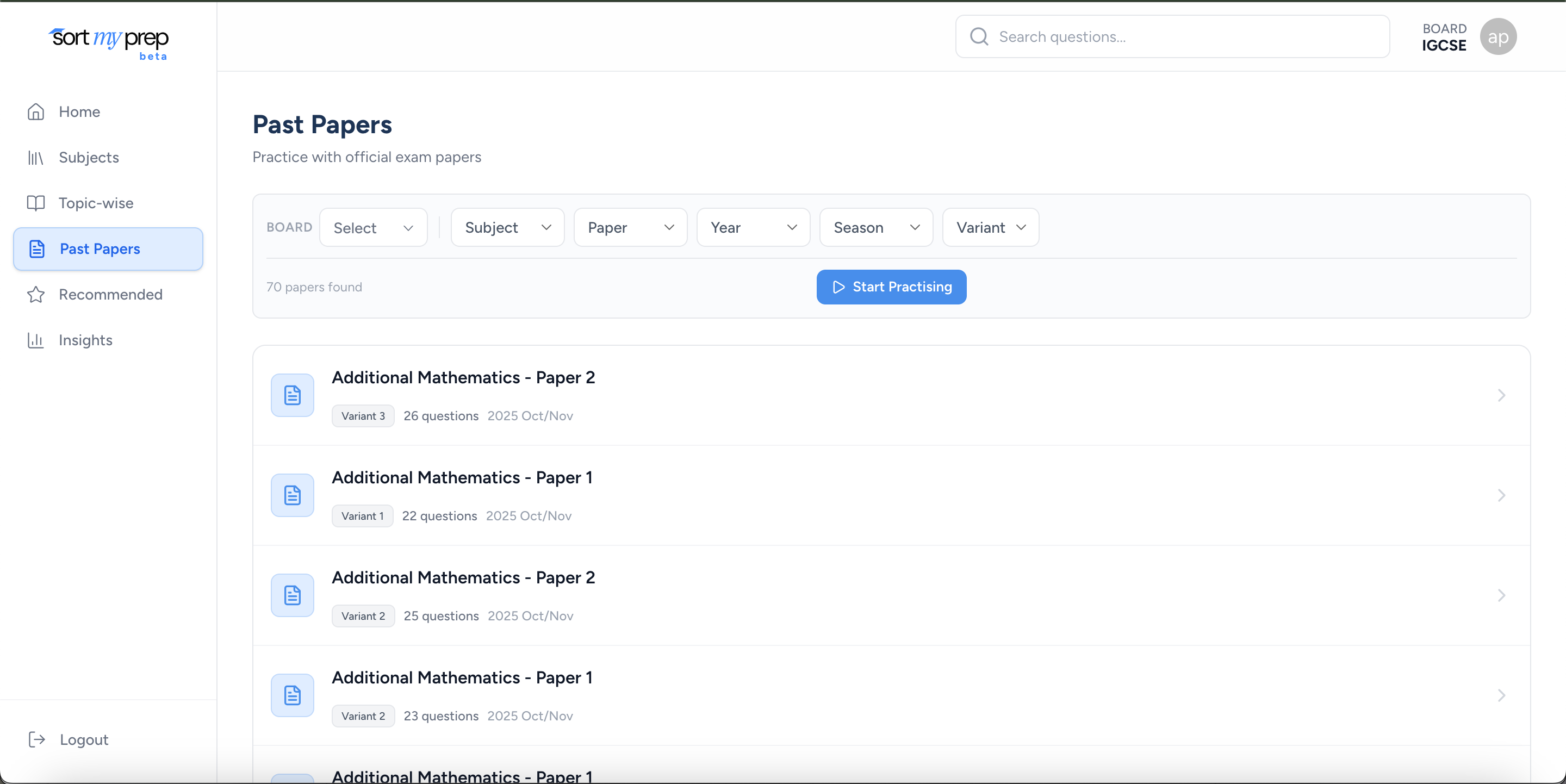 sortmyprep - Screenshot 3 showing product features and functionality