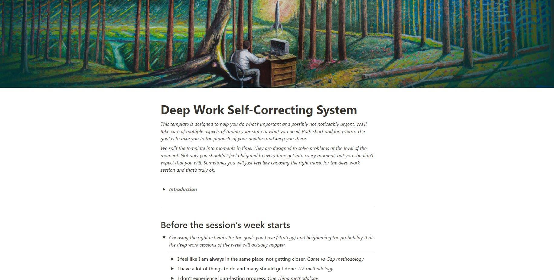 Deep Work Self-Correcting System media 1
