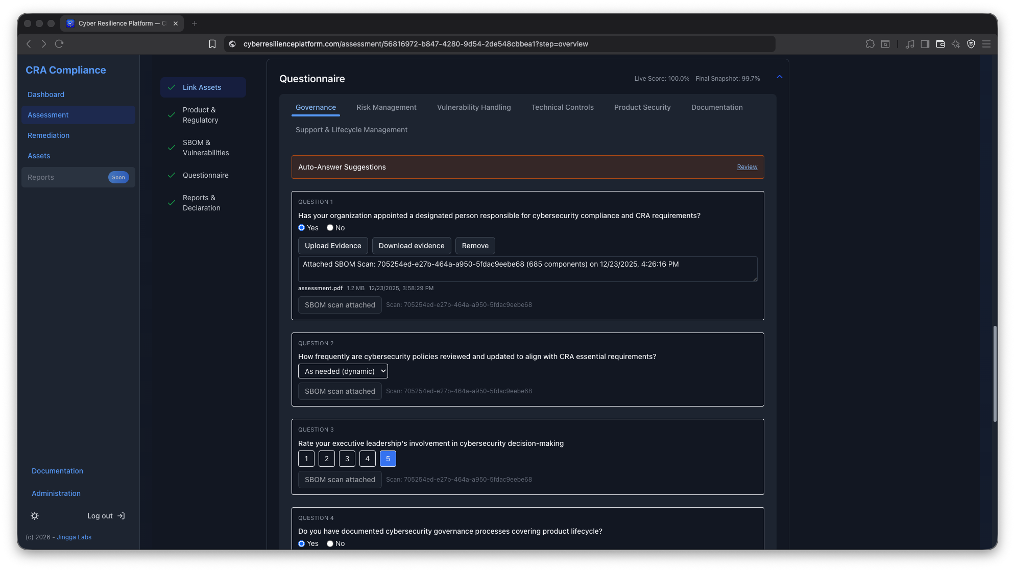 Cyber Resilience Platform gallery image