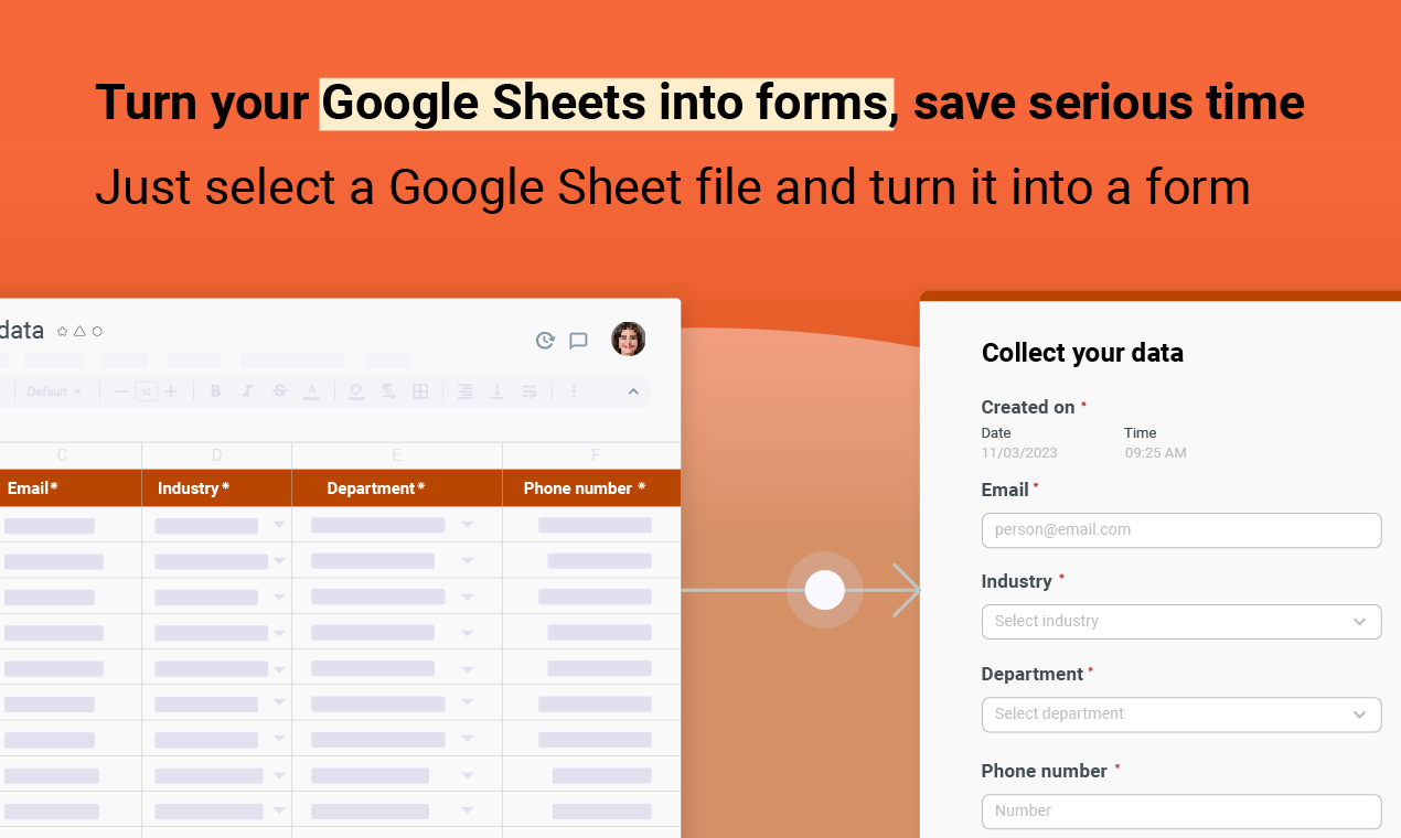 シートゴフォーム - Googleシートをフォームに変えますメディア2