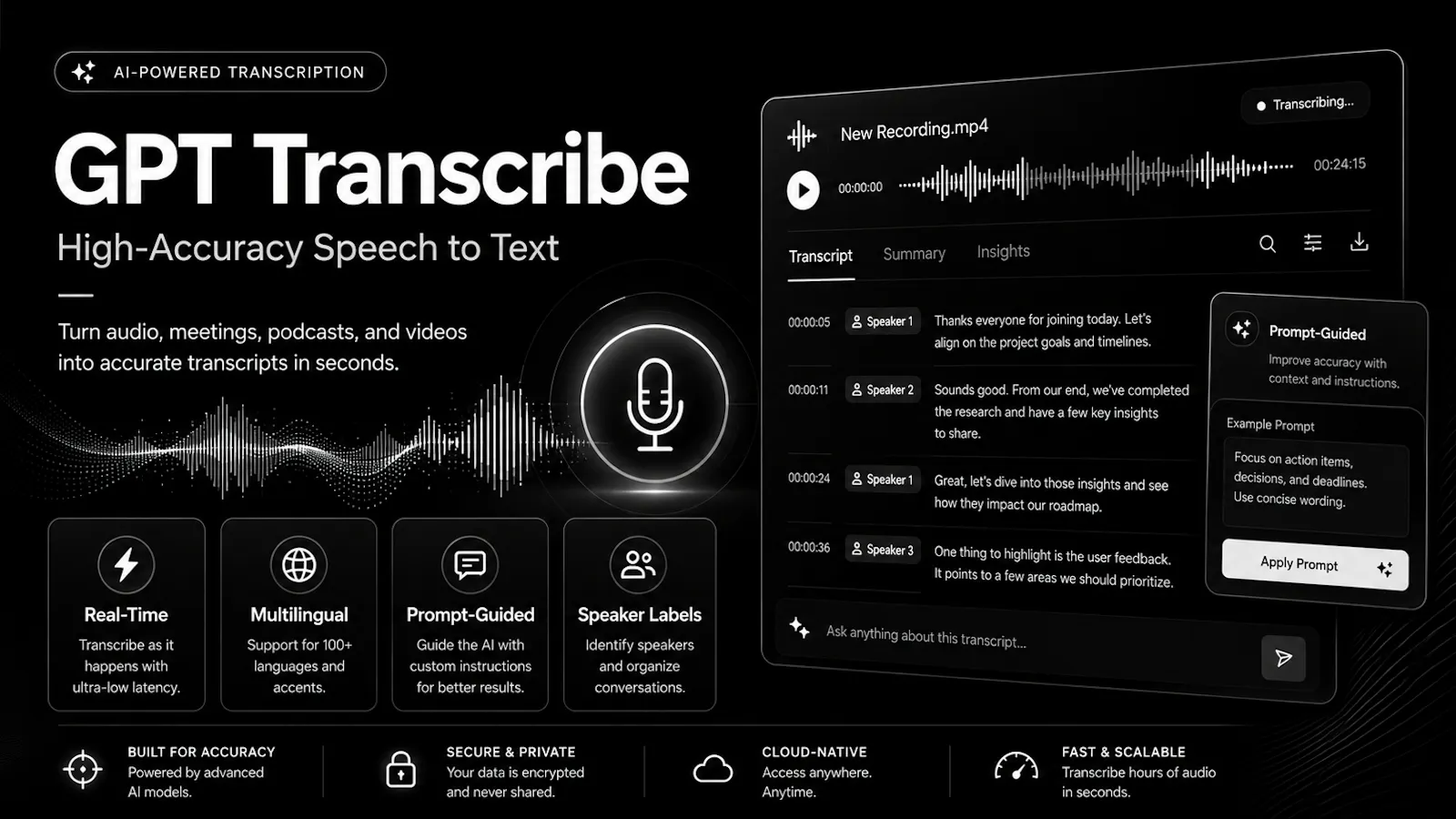 GPT Transcribe screenshot 1