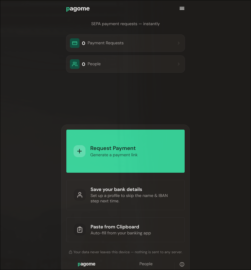 Pagome — SEPA Payment Links gallery image
