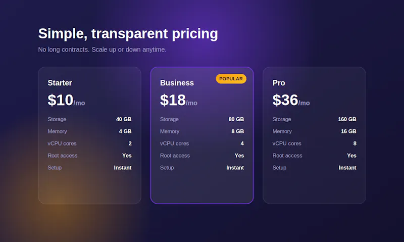 UnicornVPS screenshot 4