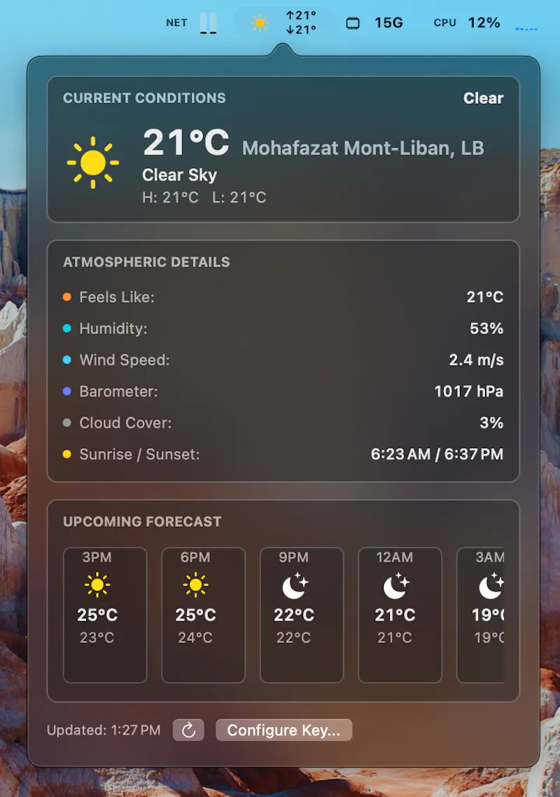 MacMonitor screenshot 2